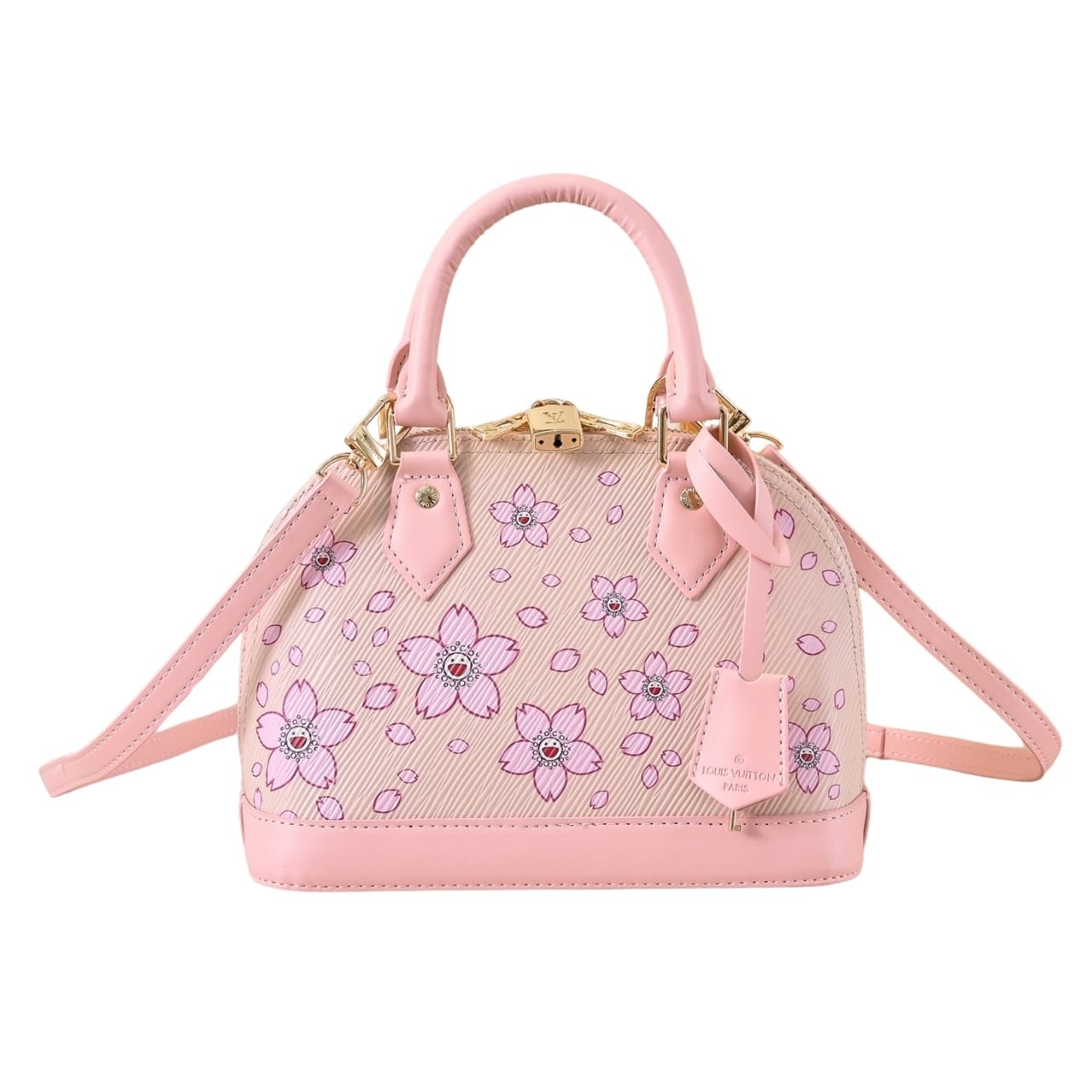 10-2-1 Louis Vuitton X Takashi Murakami Alma BB Pink 25Cm M13104 - Image 1