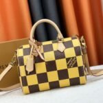Louis Vuitton Speedy 25 Bandoulière Damier Pop Yellow 25Cm N40584 - Image 2