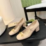 Gucci Women Mid Heel Slingback With Horsebit Beige 94855 C9D00 6705 - Image 3
