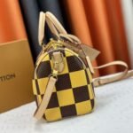 Louis Vuitton Speedy 25 Bandoulière Damier Pop Yellow 25Cm N40584 - Image 4