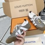 Louis Vuitton LV Sneakerina Pistachio Brown 1AIEMT - Image 4