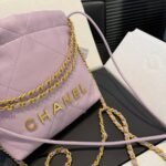 Chanel 22 Mini Handbag Purple 23Cm - Image 5