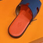 Hermes Izmir Sandal Orange & Blue For Men - Image 5