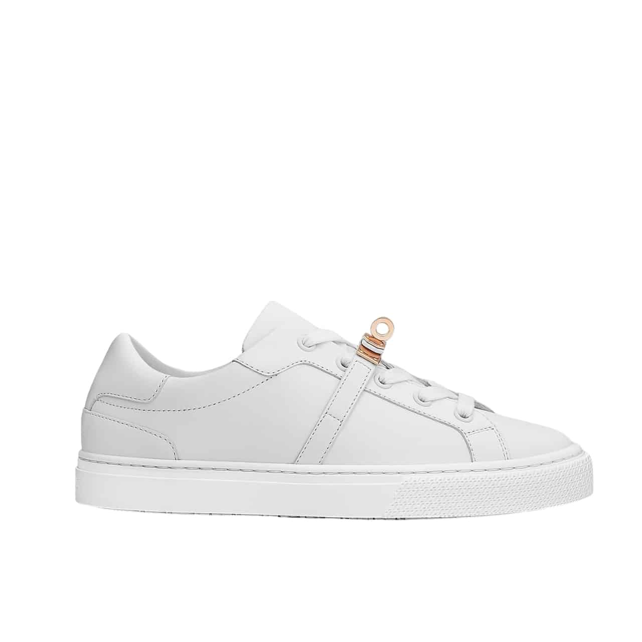 118-3 Hermes Day Sneaker Blanc H212257Z 90340 - Image 1