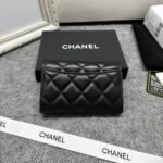 Chanel Classic Card Holder Quilted With Silver Hardware Black 11Cm AP0214 Y01480 C3906 - Image 4