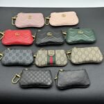 Gucci GG Marmont Key Case Chevron Matelasse Wallet Black 12Cm - Image 3