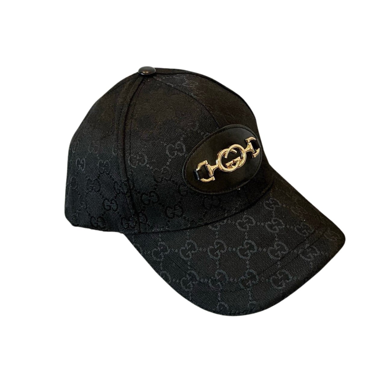 137-2 Gucci Supreme Baseball Cap Black - Image 1
