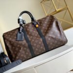 Louis Vuitton Keepall Bandouliere 45 Monogram Macassar Canvas 45cm LV M56711 - Image 2