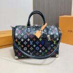 Louis Vuitton X Takashi Murakami Speedy Soft Black 30Cm - Image 2