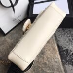 Gucci GG Marmont Mini Shoulder Bag White Matelassé 22Cm 446744 DTDIT 9022 - Image 5