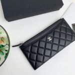 Chanel Classic Zip Pouch Wallet Black 22Cm - Image 2
