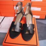 Hermes Legend Sandal Black H172196Z 02340 - Image 6