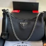 Prada Re Edition 2005 Re Nylon Bag Black 26Cm - Image 2