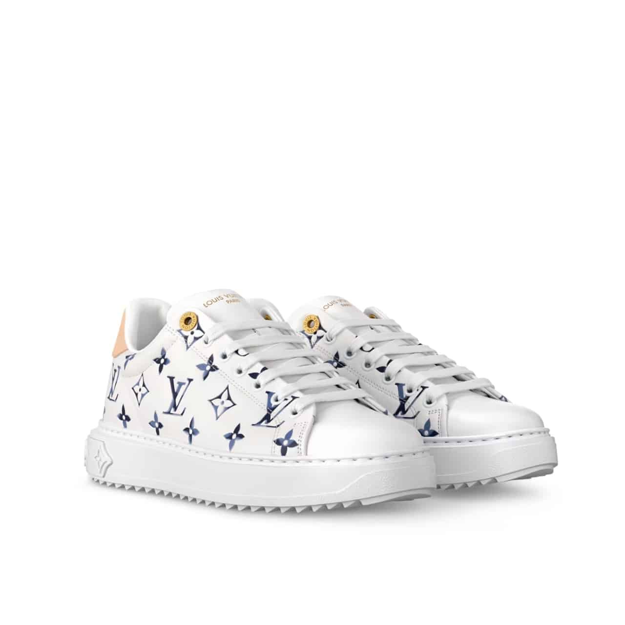 24-1-2-1 Louis Vuitton Time Out Sneaker Blue 1AHOOF - Image 1