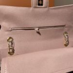 Chanel Classic Medium Flap Bag Pink And Gold 25Cm - Image 9