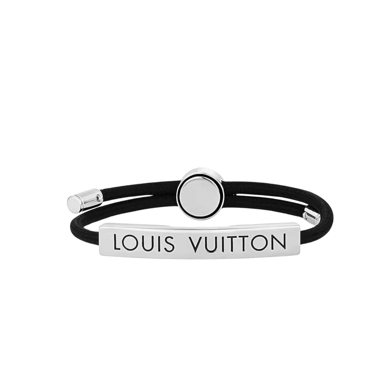 297-1 Louis Vuitton Space Bracelet Black M00273 - Image 1