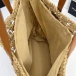 Saint Laurent Panier Raffia Natural Brown 39Cm 688221 GAAAC 2080 - Image 7