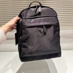 Prada Re Nylon And Saffiano Leather Backpack Black 43Cm 2VZ048 2DMG F0002 - Image 3