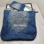 Chanel 22 Handbag Washed Denim 41Cm AS3261 B10439 NM981 - Image 8
