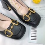 Gucci Women’S Mid Heel Pump With Horsebit Black 643886 C9D00 1000 - Image 5