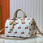 Louis Vuitton X Takashi Murakami Monogram Cerise Speedy 30 White 30Cm - Image 2
