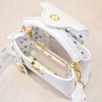 Louis Vuitton X Takashi Murakami Capucines BB White 21Cm M13253 - Image 7