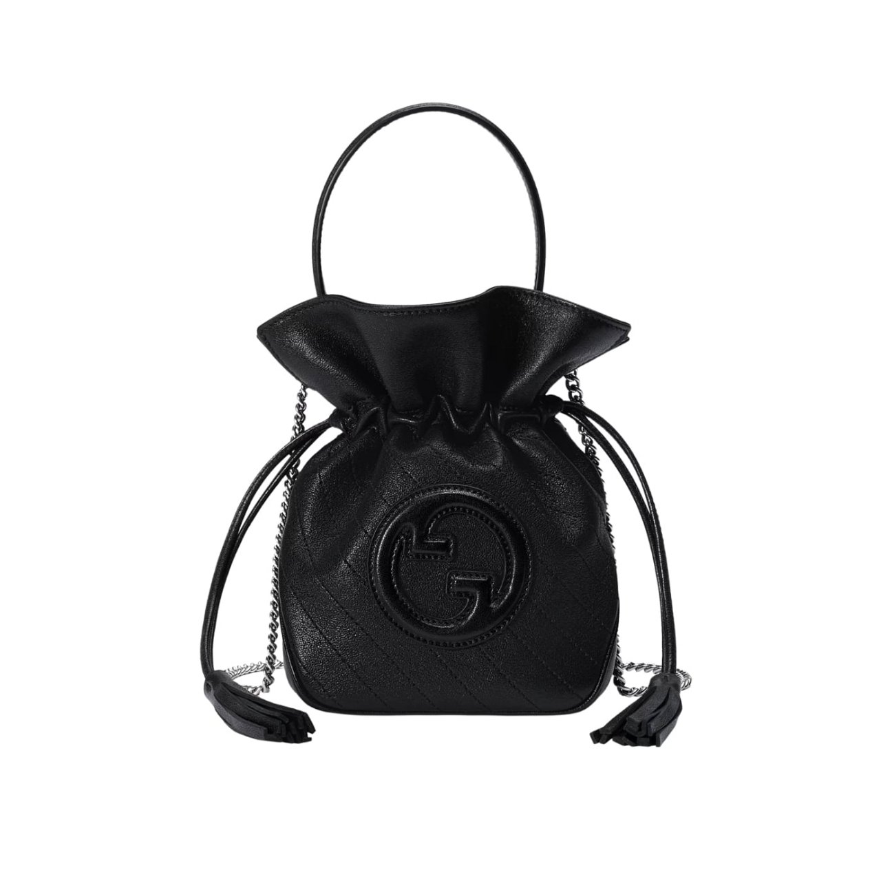 382-1 Gucci Blondie Mini Bucket Bag Black 19Cm 760313 AACP7 1000 - Image 1