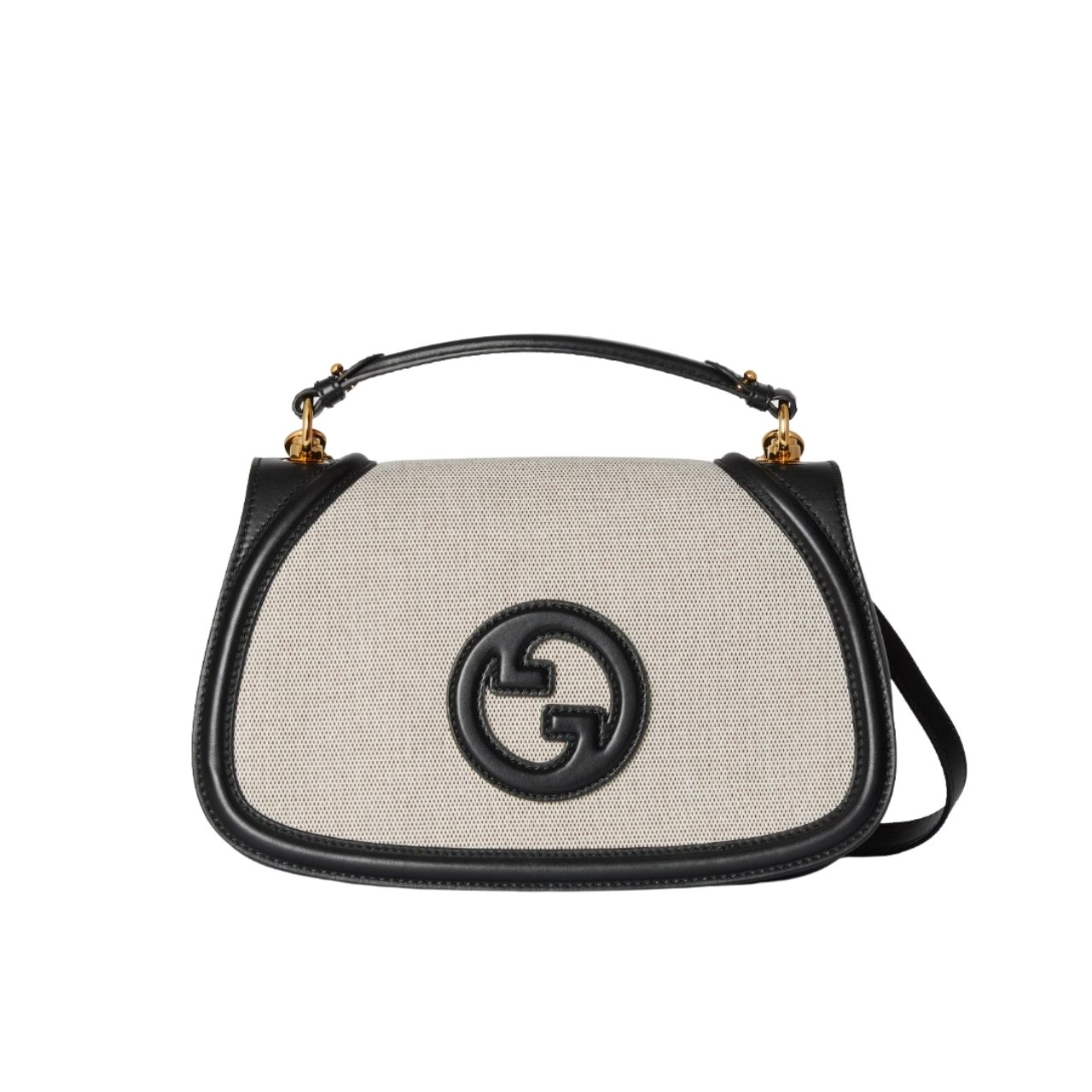 383-1 Gucci Blondie Shoulder Bag Natural Black 22Cm 815716 HAAKF 2546 - Image 1