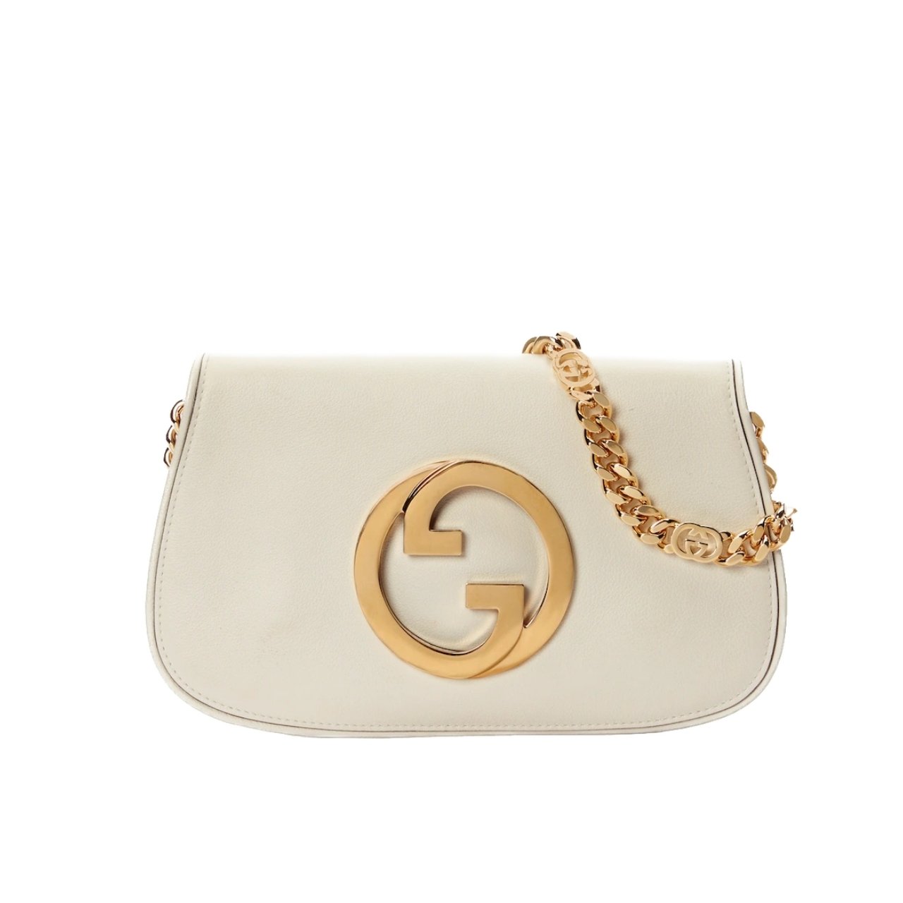 387-1 Gucci Blondie Shoulder Bag White 28Cm 699268 UXX0G 9022 - Image 1