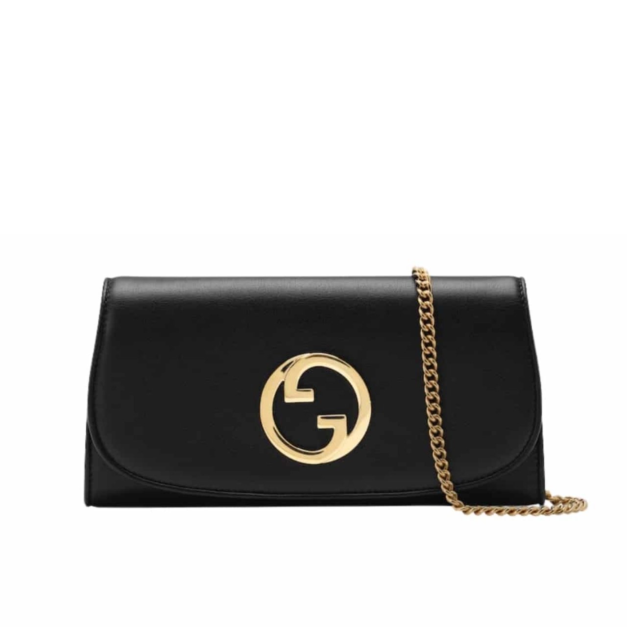 397-2 Gucci Blondie Continental Chain Wallet Black 21Cm 725215 UXX0G 1000 - Image 1