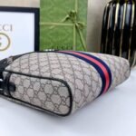Gucci Ophidia Small Messenger Bag Beige and Blue GG Supreme Canvas 23Cm ‎547926 96IWN 4076 - Image 5