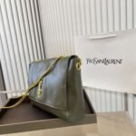 Saint Laurent Kate Medium Chain Bag In Grain De Poundre Khaki 28Cm 364021BOW0W1229 - Image 2
