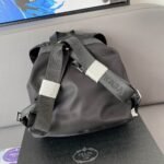 Prada Re Nylon Medium Backpack Black 30Cm 1BZ677 RV44 F0002 V OOO - Image 3