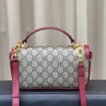 Gucci Horsebit 1955 Small Top Handle Bag Rosso Ancora Red ‎22Cm 815206 AAEC2 6207 - Image 3