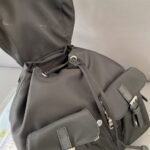 Prada Re Nylon Medium Backpack Black 30Cm 1BZ677 RV44 F0002 V OOO - Image 4