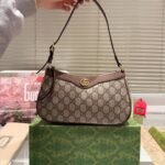 Gucci Ophidia Small Shoulder Bag Beige And Dark Brown 24Cm 735145 KAAAD 8358 - Image 2