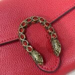 Gucci Women Dionysus GG Supreme Chain Bag Red 20Cm 401231 CAOGX 8990 - Image 4