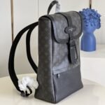 Louis Vuitton Saumur Backpack Monogram Eclipse Canvas 42Cm M45913 - Image 8