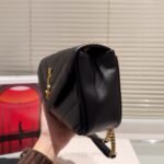 Saint Laurent Loulou Small In Matelassé Black 24Cm 801437AAEAX1000 - Image 3