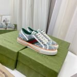 Gucci Women’S Tennis 1977 Sneaker Light Blue 606110 H0G10 3460 - Image 3
