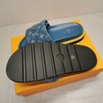 Louis Vuitton Pool Pillow Flat Comfort Mules Blue 1ACJVH - Image 2