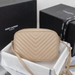 Saint Laurent Lou Camera Bag In Quilted Beige 23Cm 612544DV7072721 - Image 4