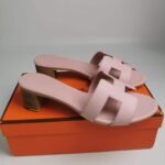 Hermes Oasis Sandals Rose Pale H151215Z VR360 - Image 3