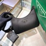 Prada Re-Edition 2005 Saffiano Leather Bag Black 22cm - Image 4