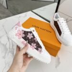 Louis Vuitton X Takashi Murakami Time Out Sneaker White 1AGWOL - Image 5