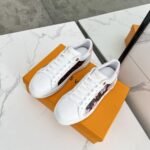 Louis Vuitton X Takashi Murakami Time Out Sneaker White 1AGWOL - Image 3