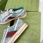 Gucci Women’S Tennis 1977 Sneaker Light Blue 606110 H0G10 3460 - Image 6