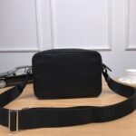 Prada Triangle Logo Re Nylon And Saffiano Leather Black 24Cm 2VH048 2DMH F0002 V OOO - Image 5