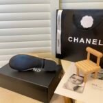 Chanel Black Camellia Slides Beige - Image 6