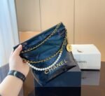Chanel 22 Mini Handbag Crystal Pearls Black 22Cm AS3980 B10672 94305 - Image 3